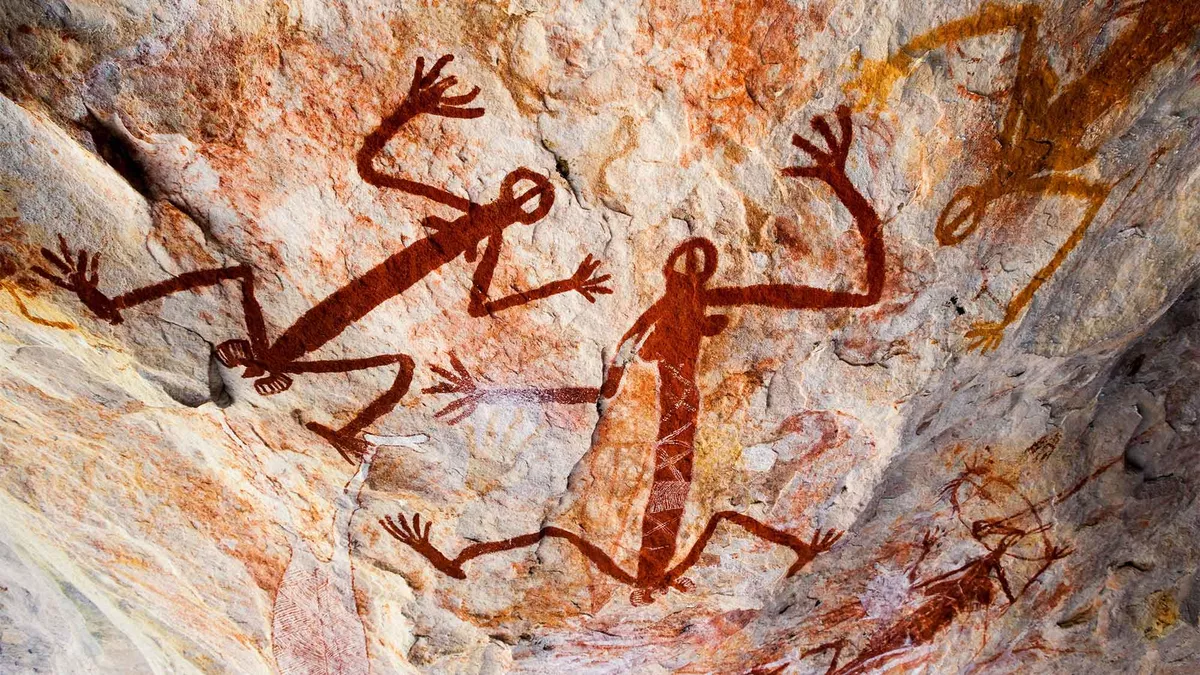 Aboriginal pictograph Kakadu National Park