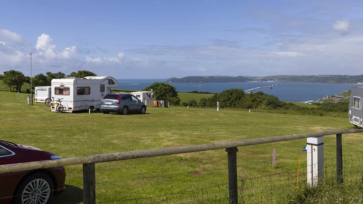 Sea-facing pitches