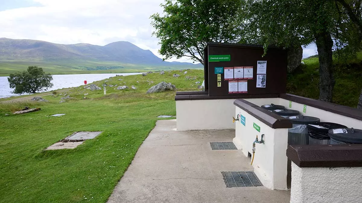 Chemical Waste Point on site