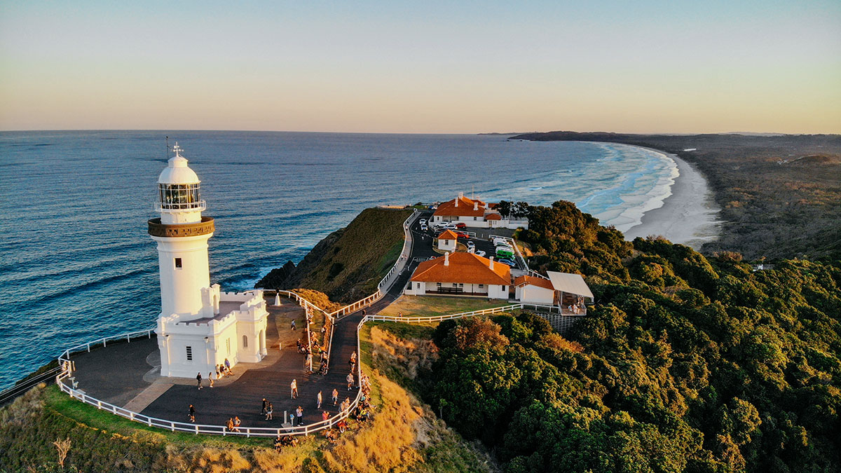 Shutterstock photo of Cape Byron Light House in Byron Bay