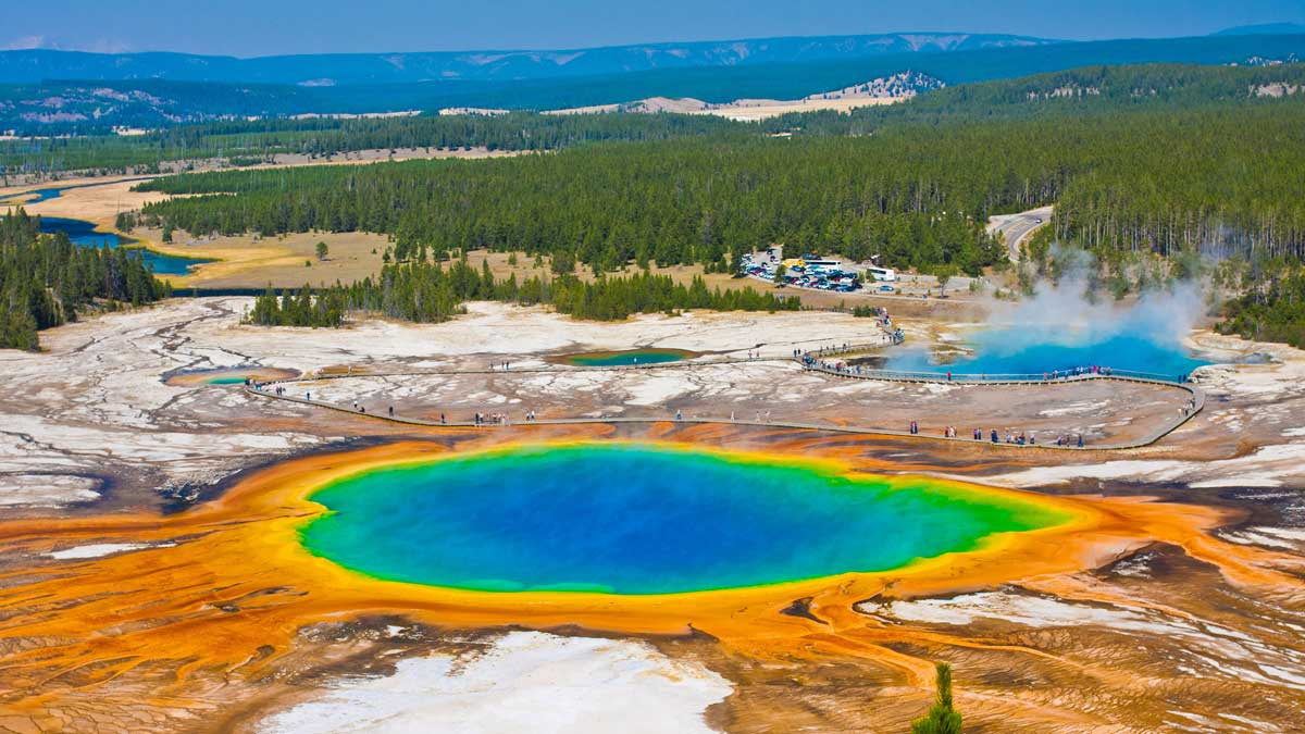 Yellowstone Prismatic Geyser