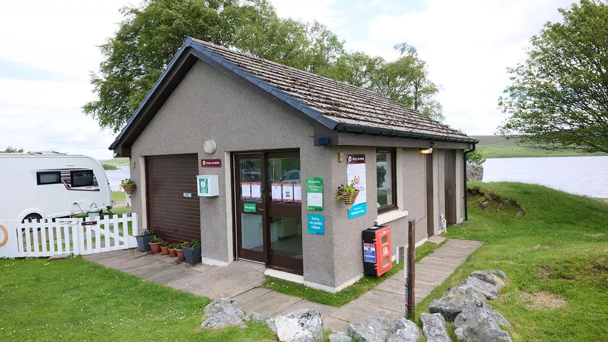 Reception building