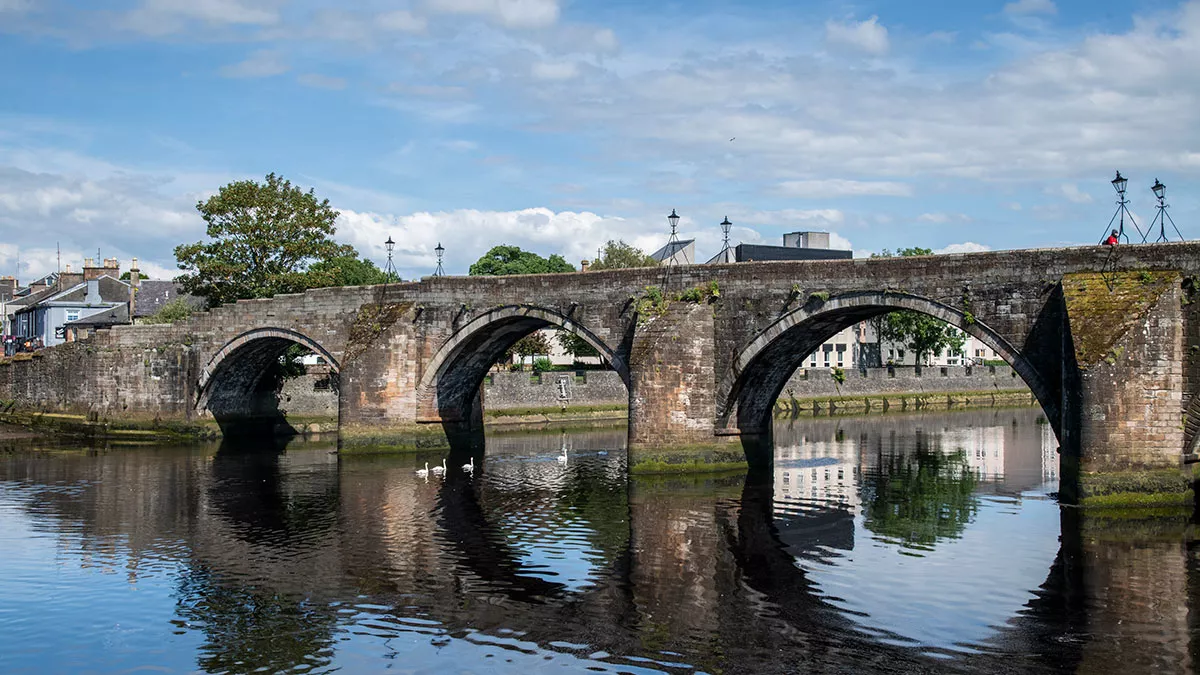 The Auld Bridge of Ayr, River Ayr