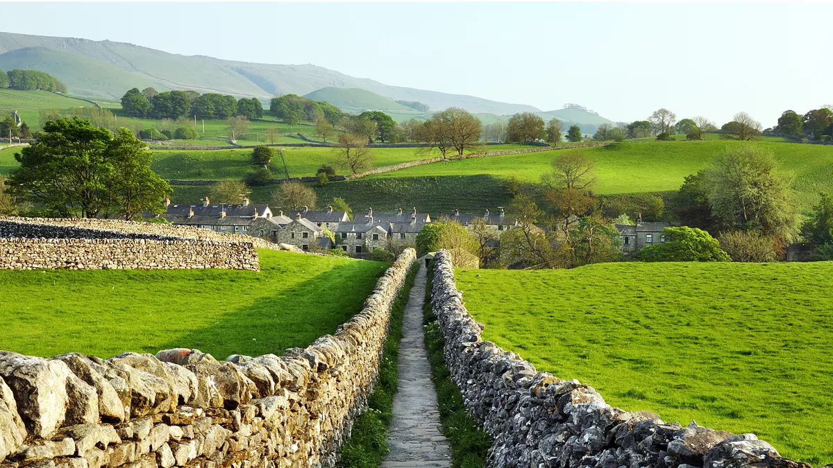 stone walls in Yorkshire Dales National Park