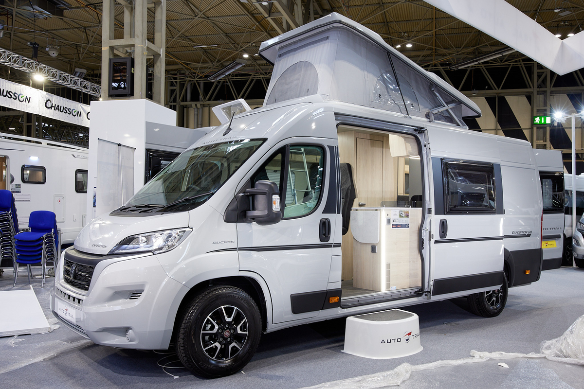White van conversion, pop up roof