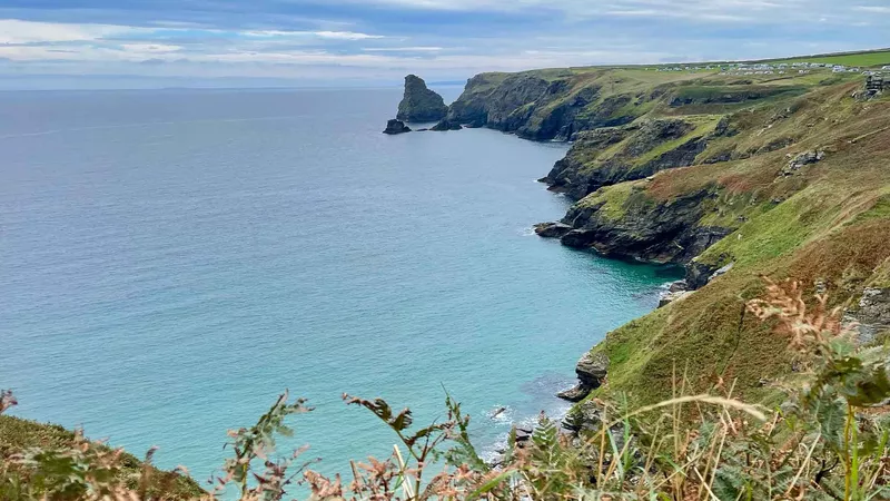 Stunning coastal path between the Trewethett Farm Club Campsite and Tintagel
