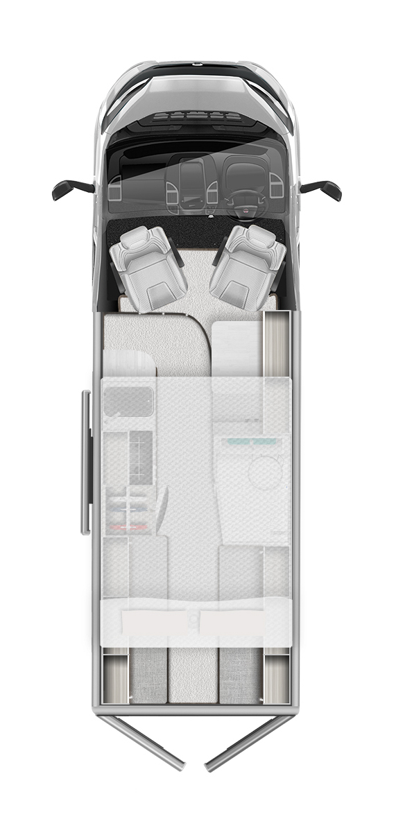 Auto-Trail Adventure 65 LB floorplan and layout