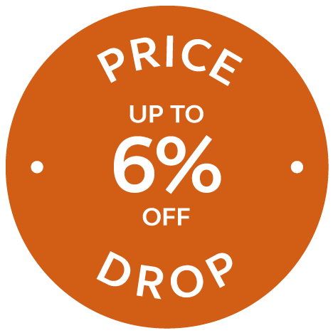 Price drop up to 6% off
