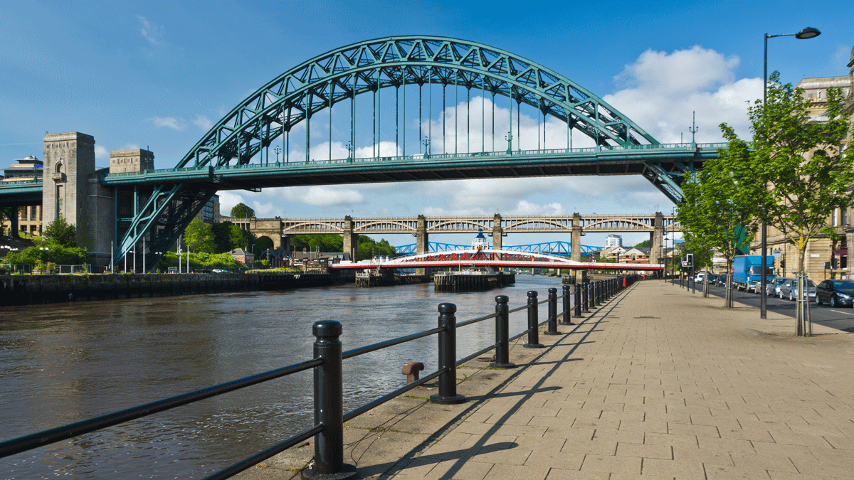 Tyne Bridge, arch bridge in Newcastle upon Tyne