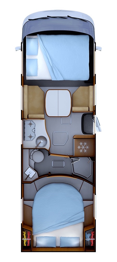 Rapido M96 floor plan and layout