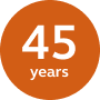 45 years icon