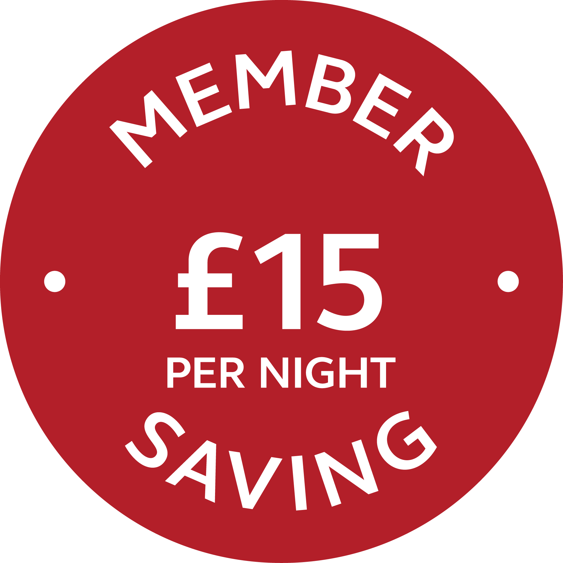 Member Saving: £15 per night