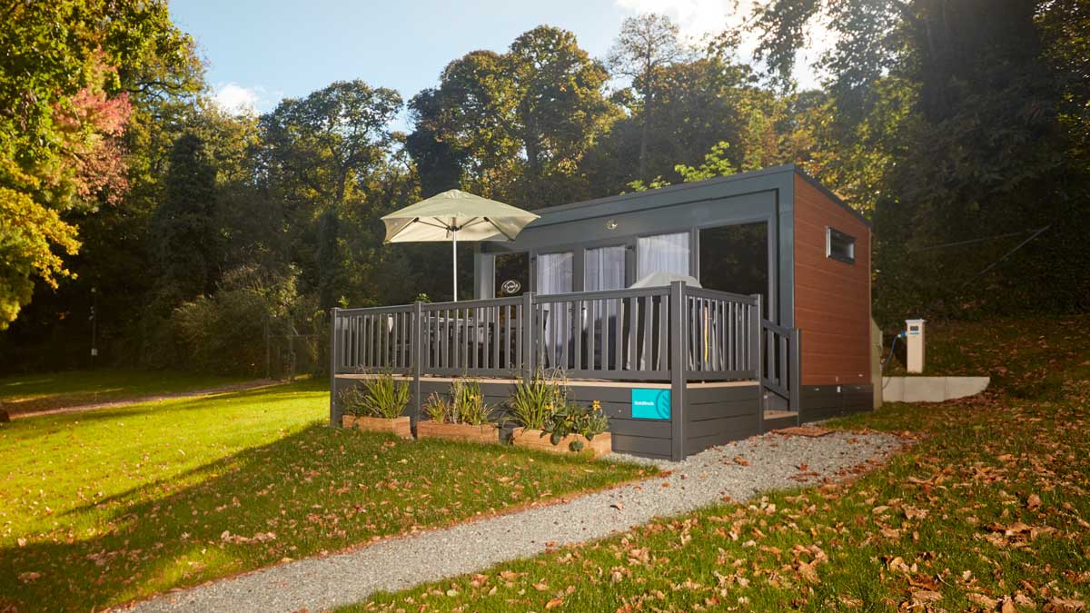 Glamping pod at Abbey Wood