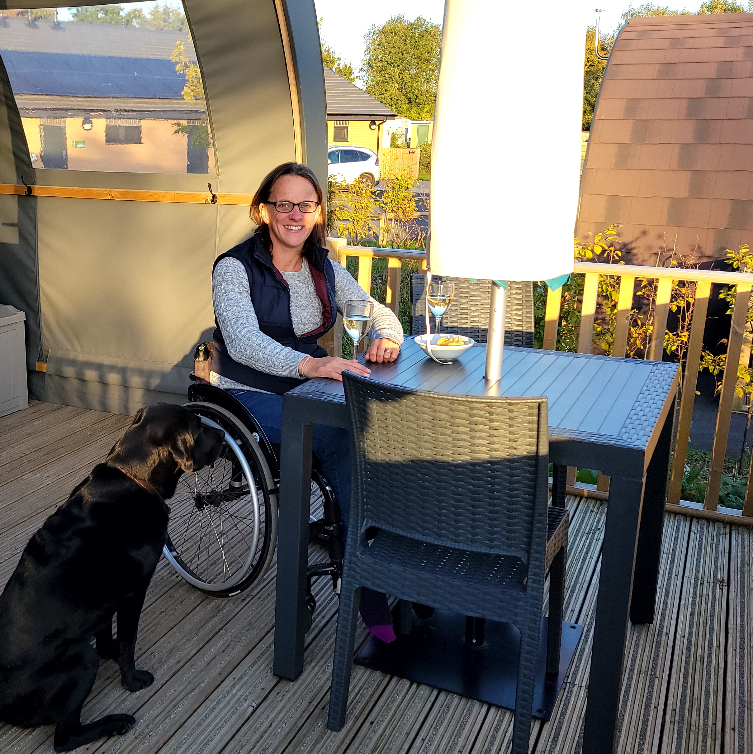 Glamping, Wheelchair access, Universally Accessible, Glamping Pod, Cayton Village, Experience Freedom