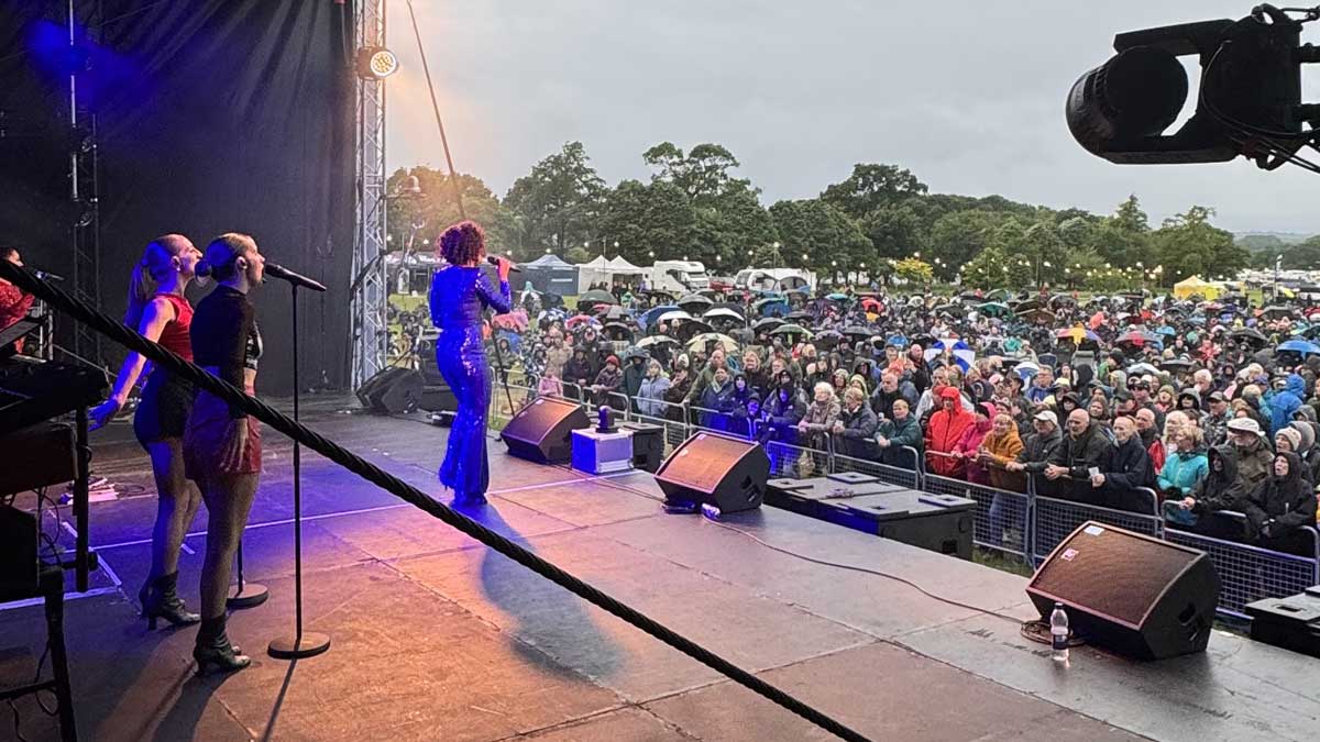 Whitney Queen of the Night on stage