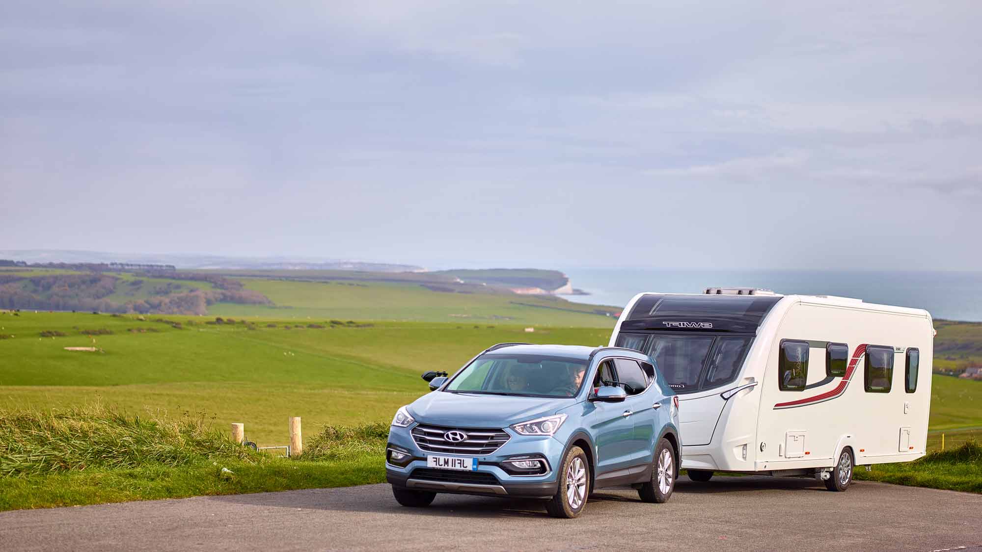 Caravan at beachy head