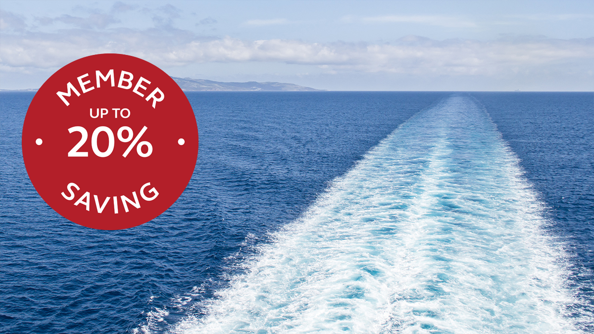 Up to 20% off ferries