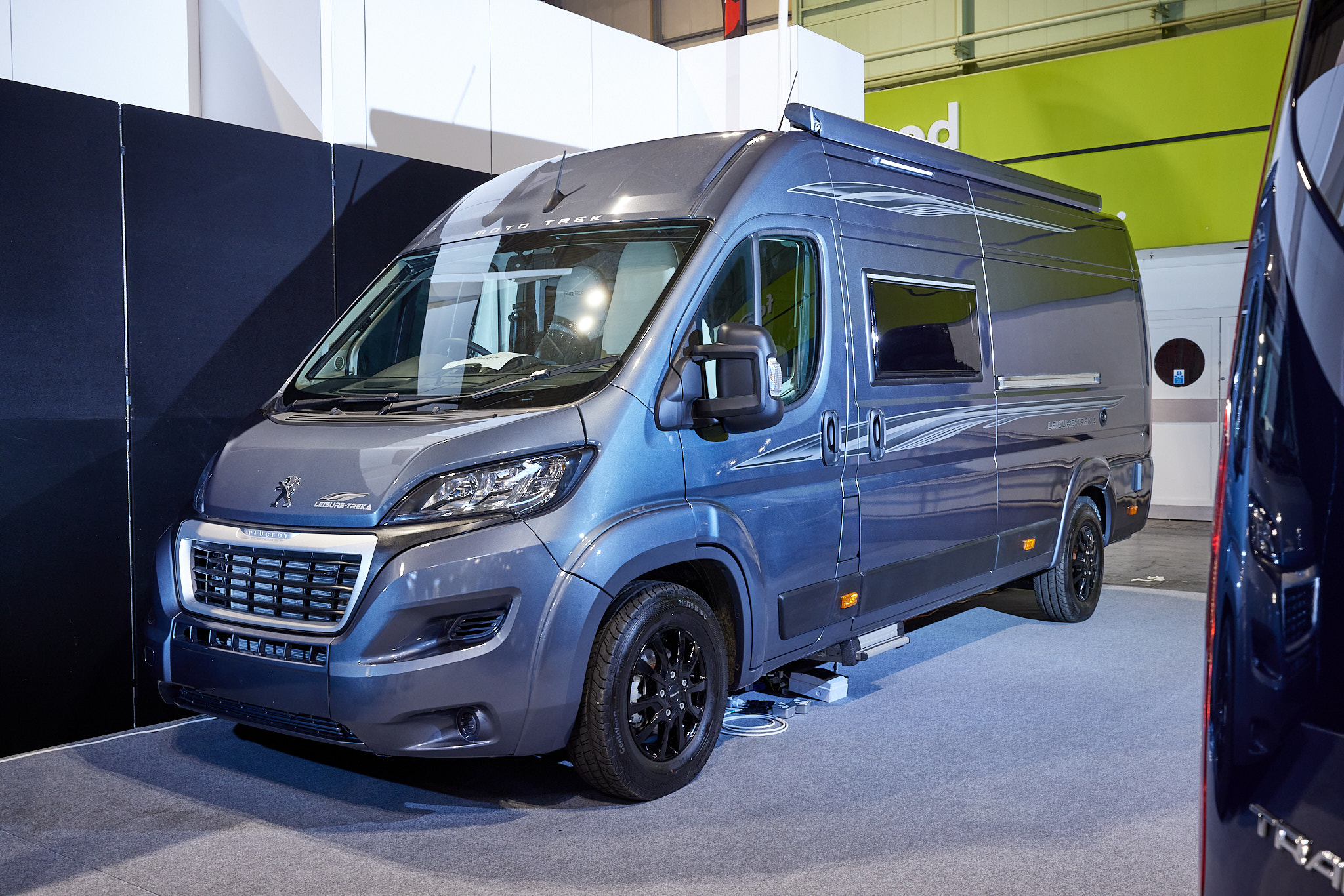 Moto-Trek Ltd Leisure-Treka EB Elite has a grey exterior with black alloy wheels.