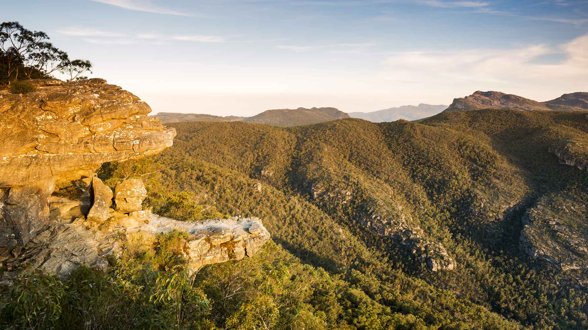 The Balconies lookout in the Grampians National Park Victoria Australia