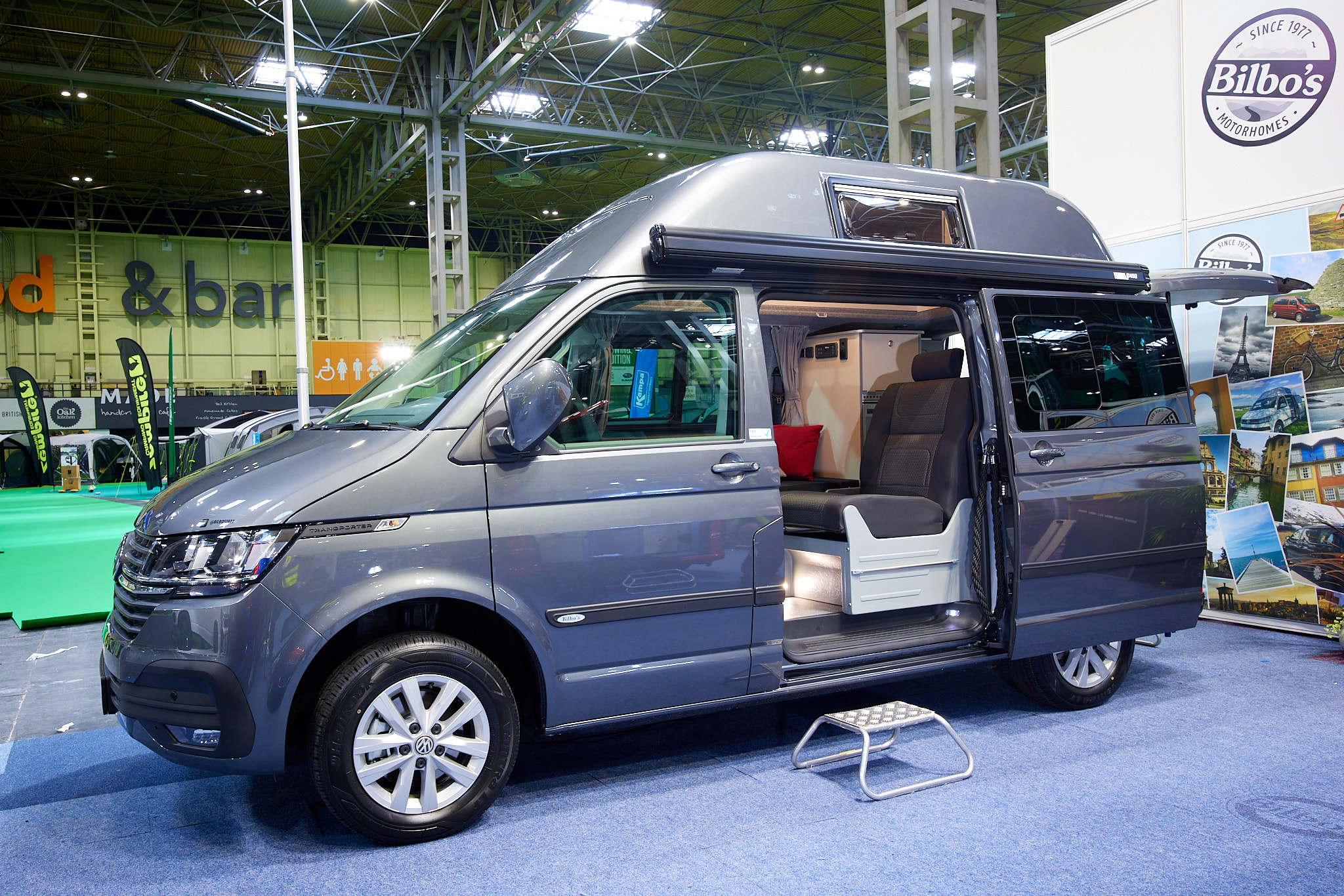 Campervan, high top, grey, sliding door