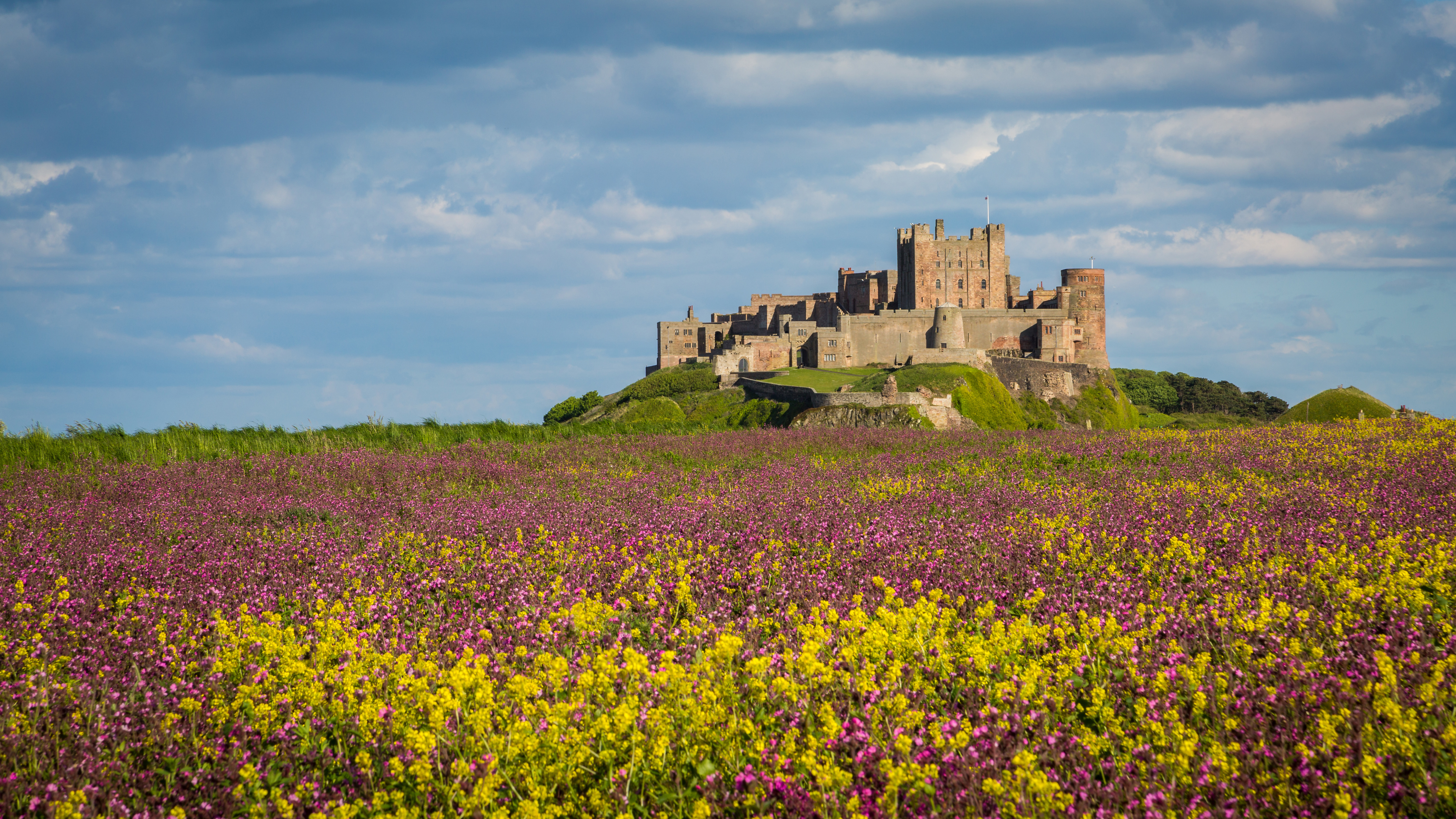 Northumberland Bamburgh Castle, near our caravan site
