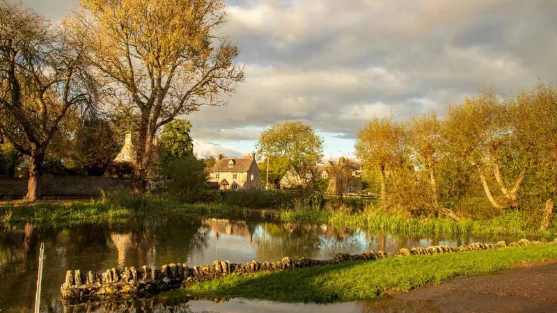 Burford bathed in golden sunshine
