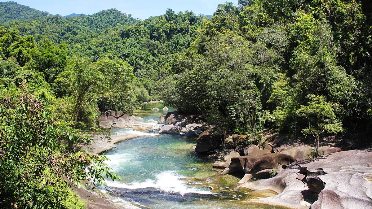 Shutterstock photo of Babinda Boulders in Queensland