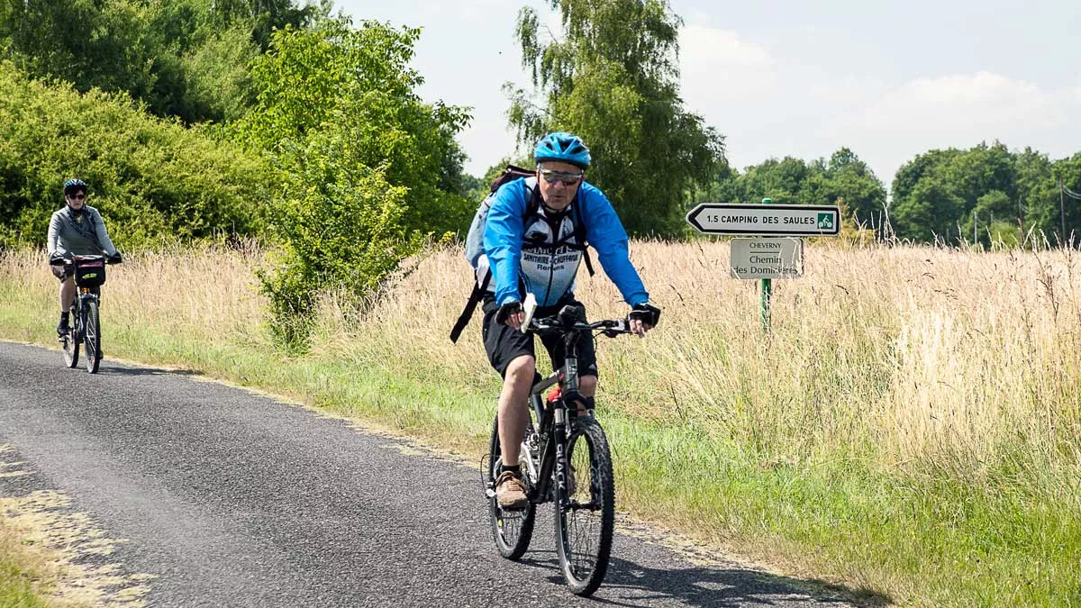 Cycling near Camping Les Saules