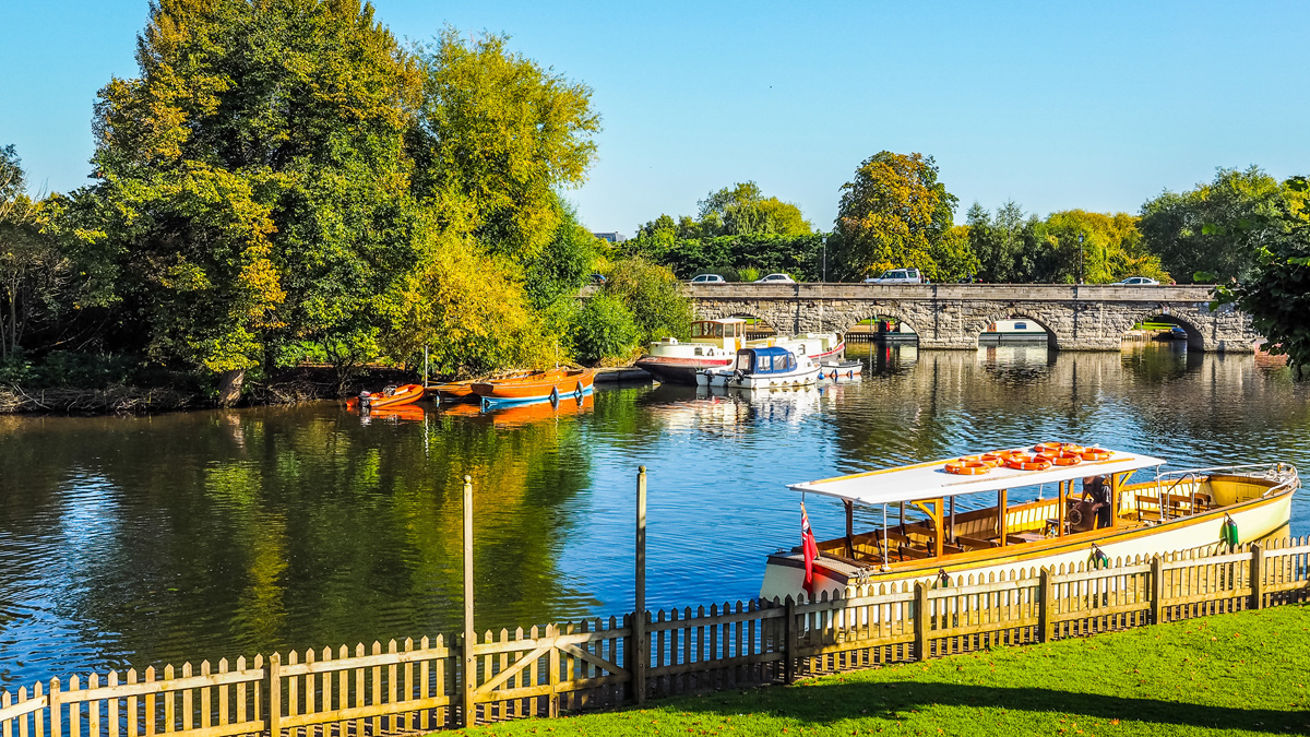 river in Stratford, Warwickshire