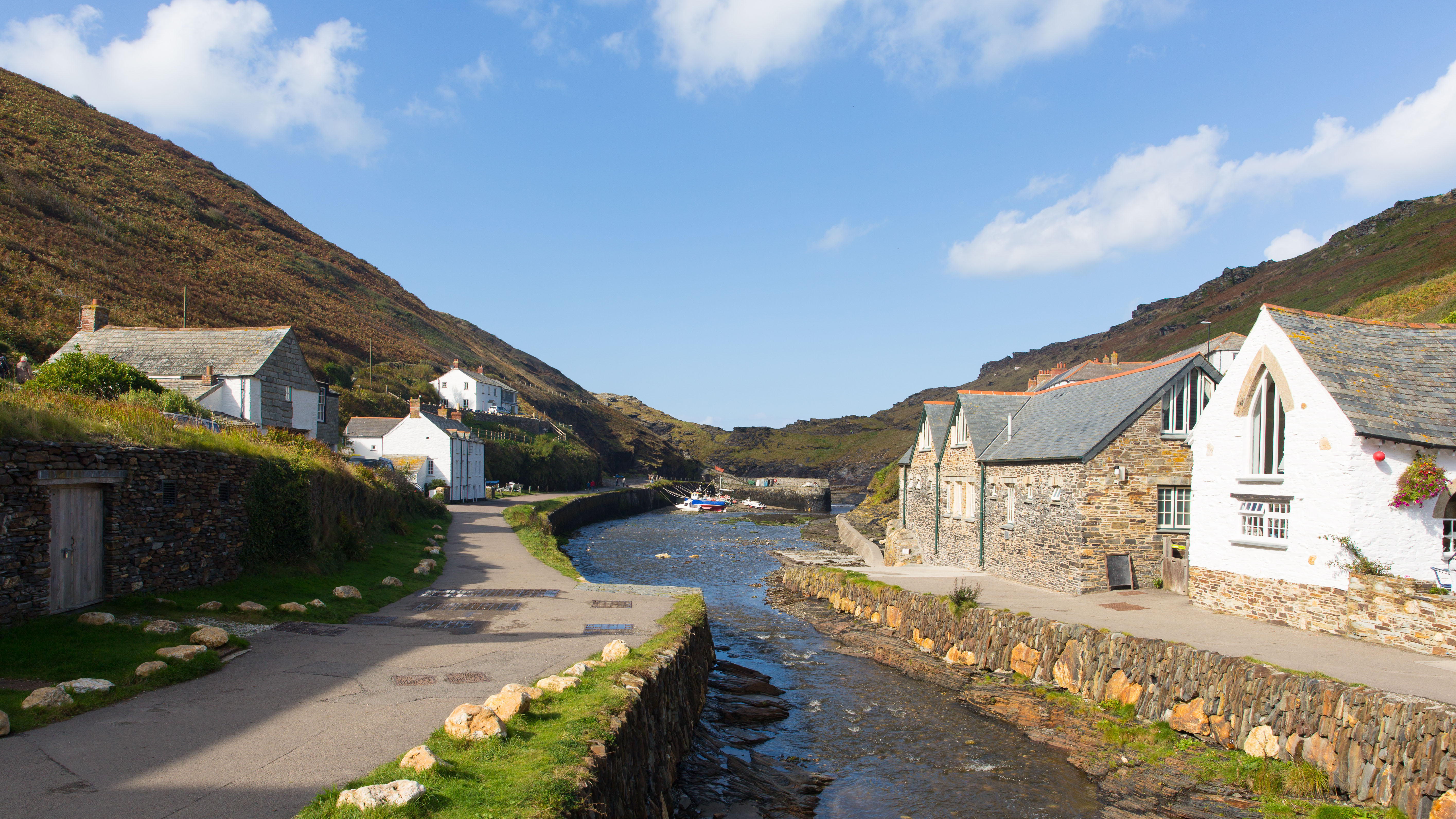 Cornwall village Tintagel